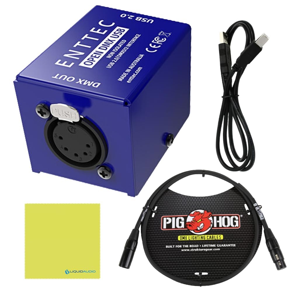 Enttec Open DMX USB 70303 Lighting Interface Controller Widget (Open Source/H...