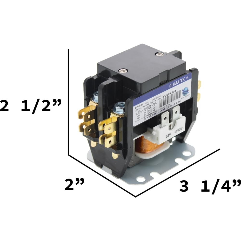 Replacement for Goodman Double Pole / 2 30 Amp Condenser Contactor...