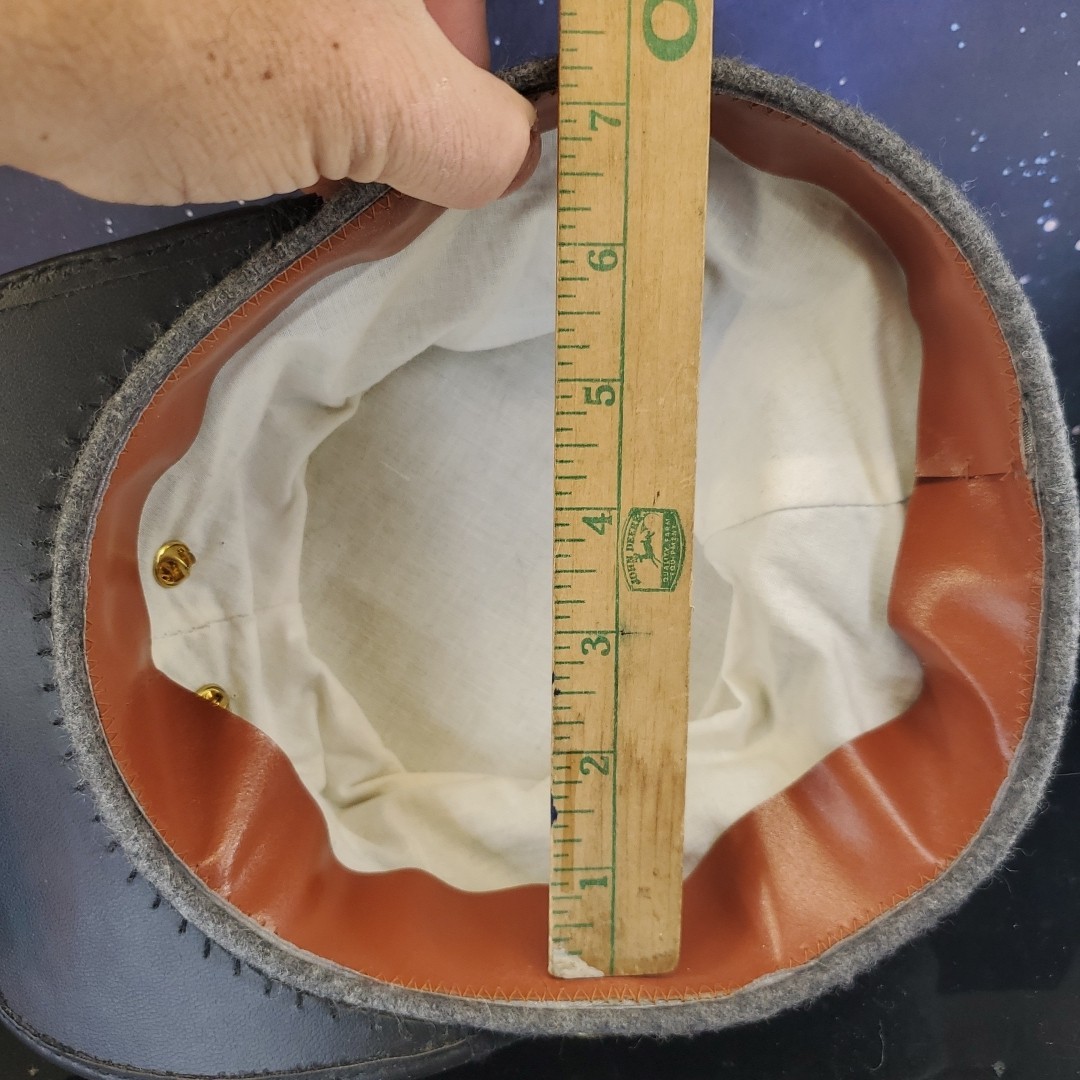 Reproduction Civil War CS CSA Kepi Campaigner Quality Wool Hat With Pin VGC