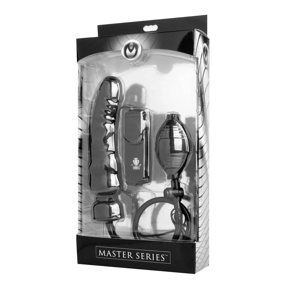 Master Series Ravage Vibrating Inflatable Dildo