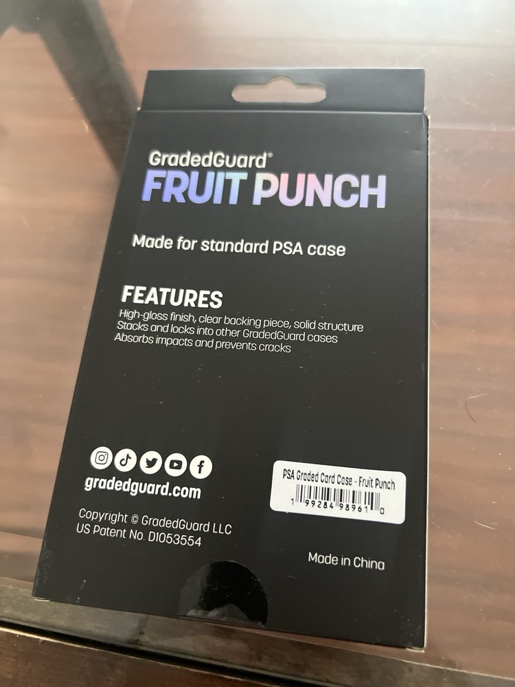 GradedGuard PSA Graded Card Case Guard Protector FRUIT PUNCH Limited Edition