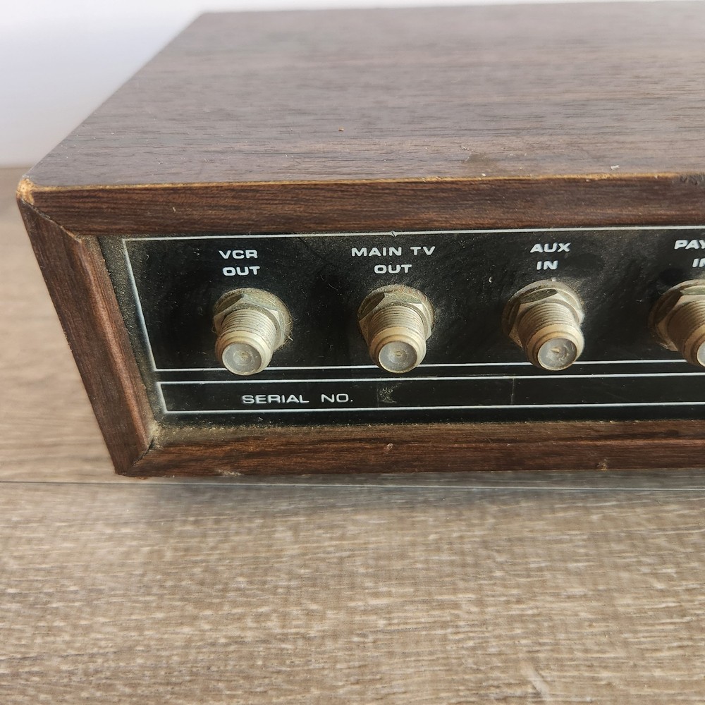 Vintage Channel Master Multi Connection Video Control Center Model 0770B READ