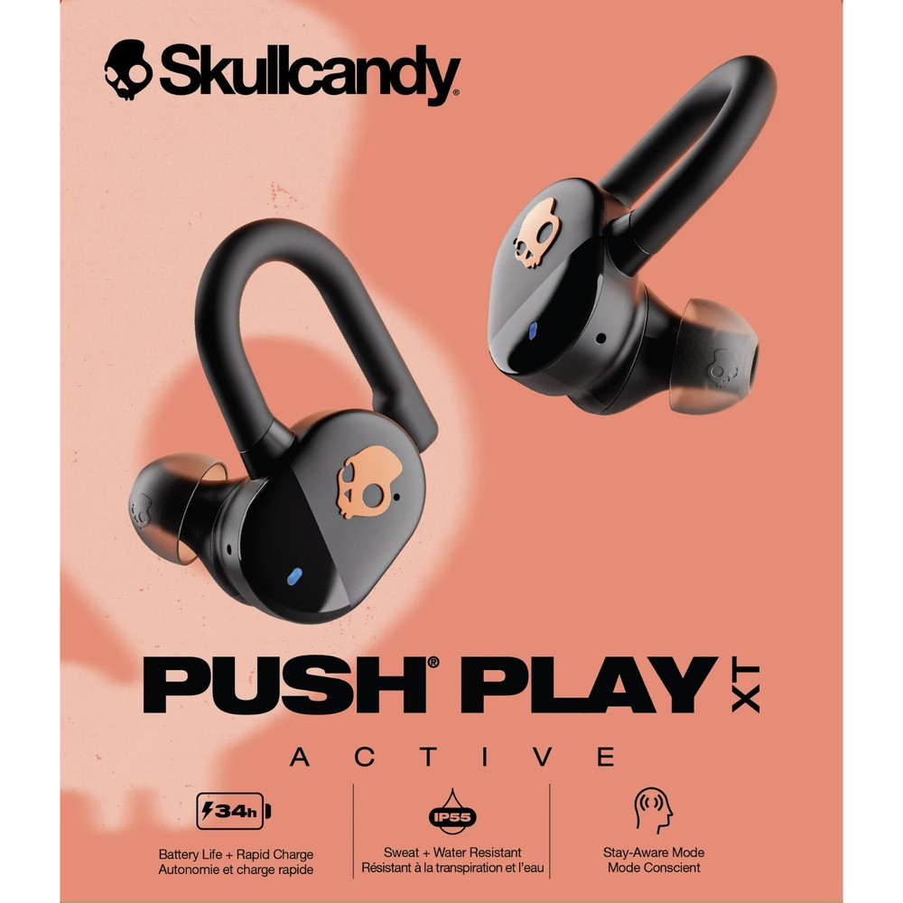 Skullcandy Push Play Active XT Black/Orange (Certified Refurbished)