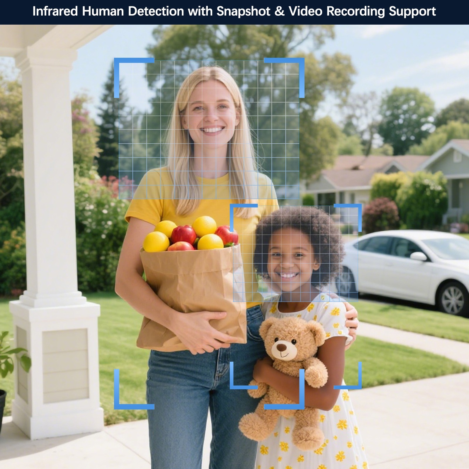 Video Smart Lock S398, 4-in-1 Camera Doorbell Fingerprint Keyless Door Lock