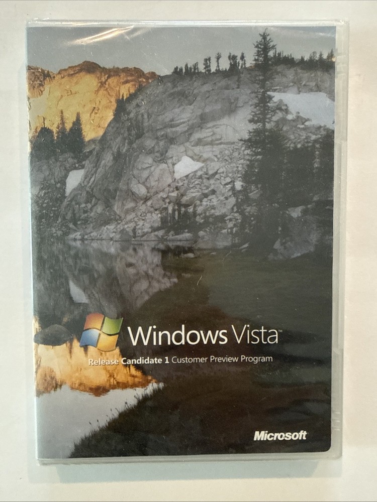 Windows Vista Release Candidate 1 Customer Preview Program 32/64 Bit NEW SEALED