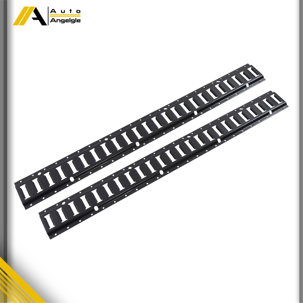 For Cargo Trailers Power Coated E-Tracks 2 Pack 4' E Tie Down Rail Kit