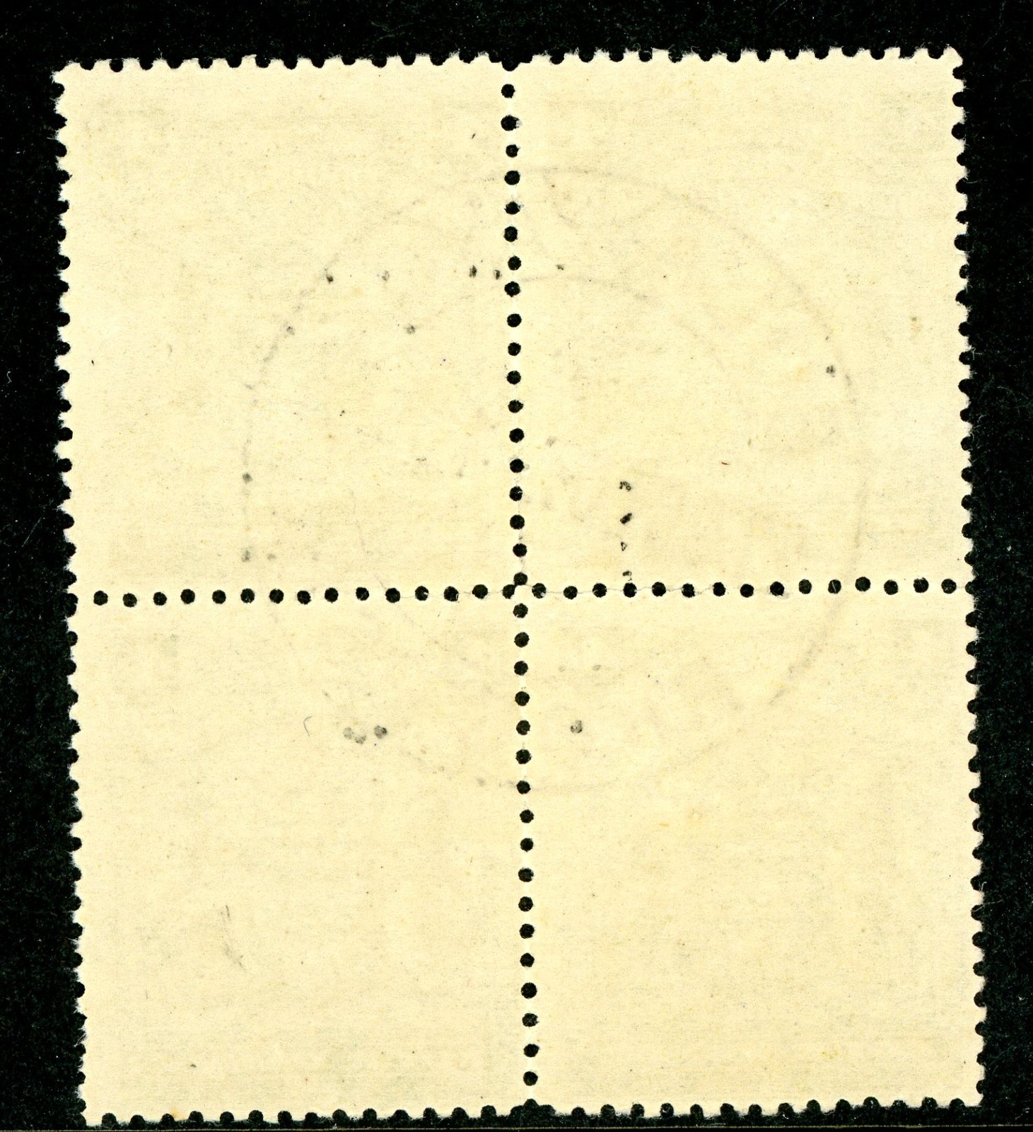 Rhodesia 1898 British QV 4p Olive SG #82 Block VFU S813