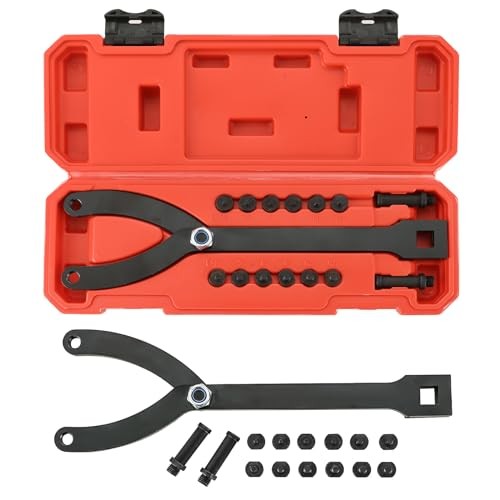 Variable Pin Spanner Wrench, 15Pc Adjustable Pin Spanner Wrench Kit, 1/2"