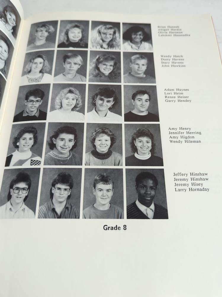 Vintage 1988-89 Justin Intermediate School Yearbook
