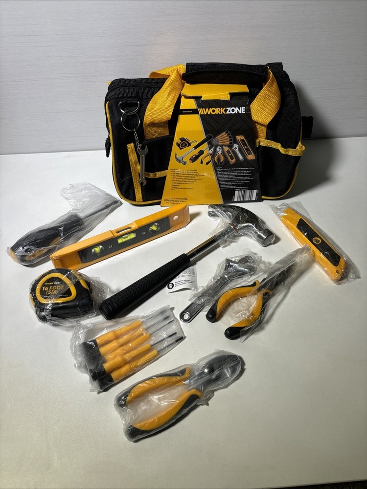 NEW Work Zone 18 Piece Tool Set.