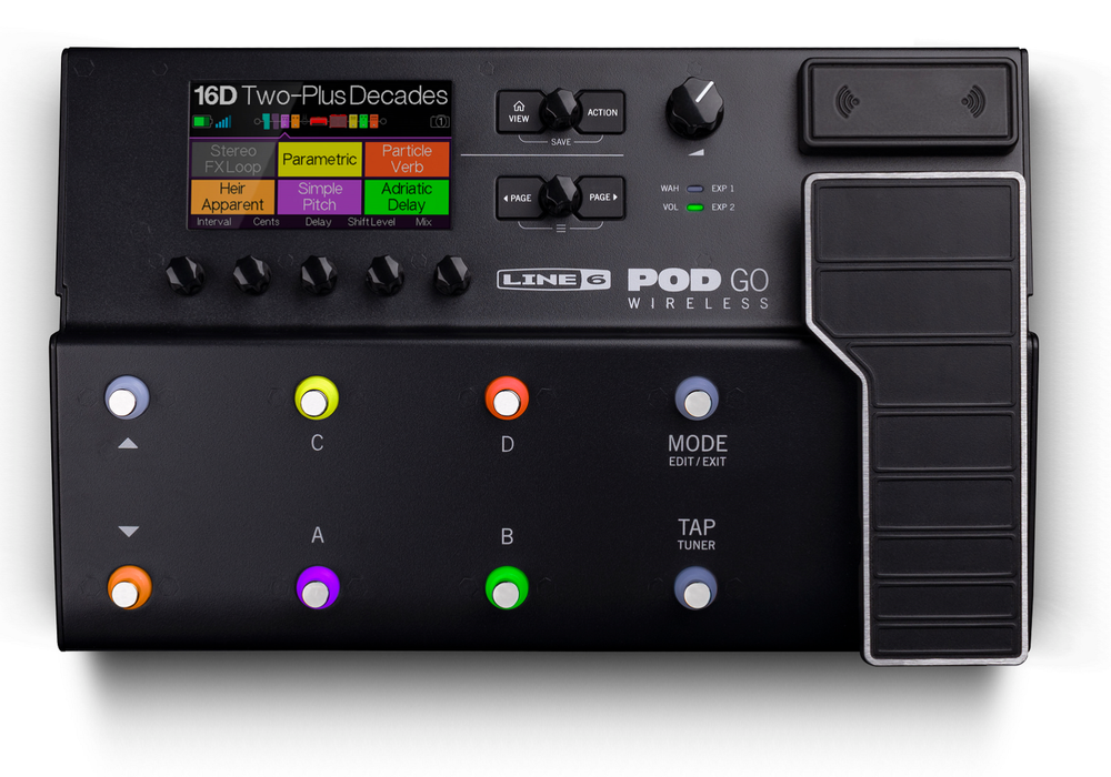 New Line 6 POD Go Wireless Amp Modeler Guitar Multi Effects Processor Pedal