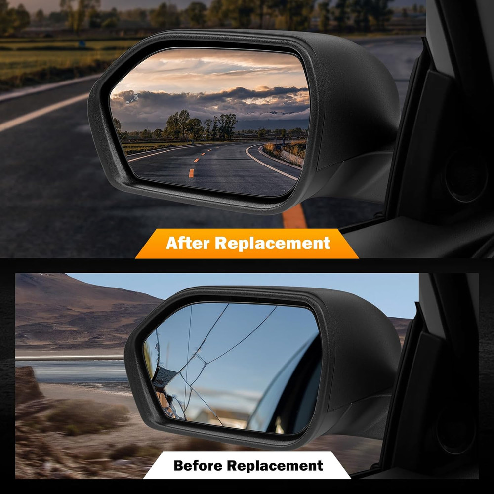 Left Driver Side Mirror Compatible with Ford Explorer 2020-2025, View Mirror wit