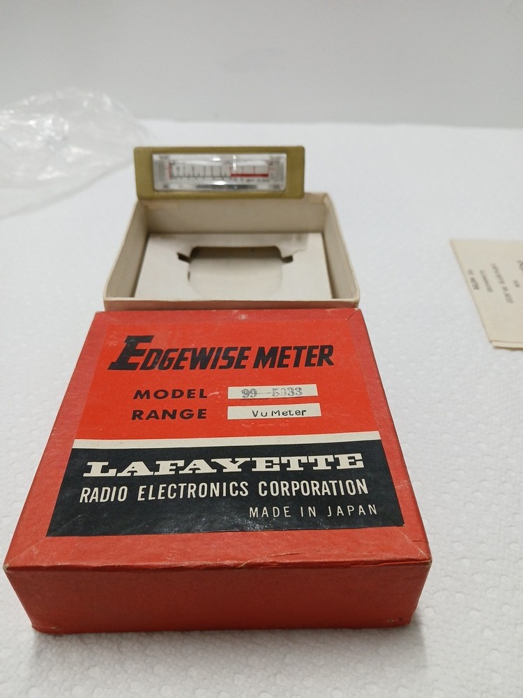 Edgewise Meter Model 99 5033 VUMETER