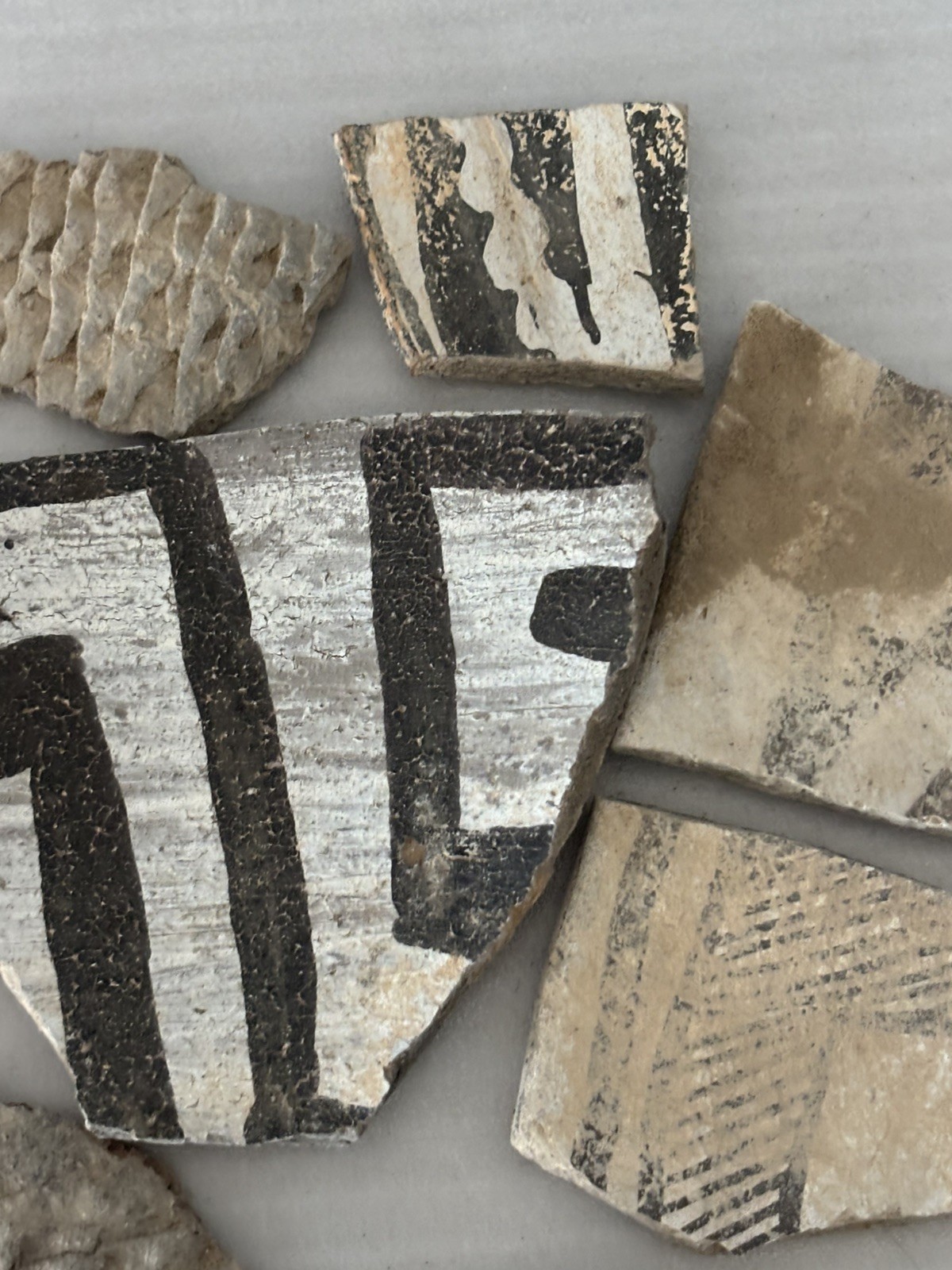 12 Ancient Anasazi Native American Pottery Shards 2” - 4” Arizona L6-D FREE SHIP