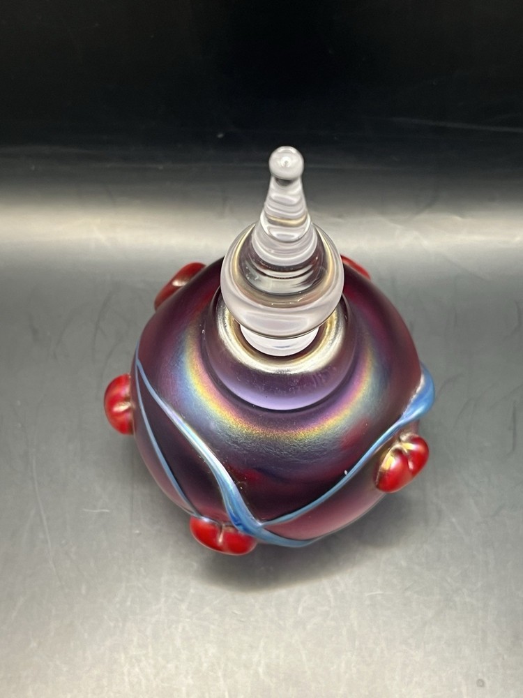 Vandermark Signed Hanging Hearts Perfume Bottle