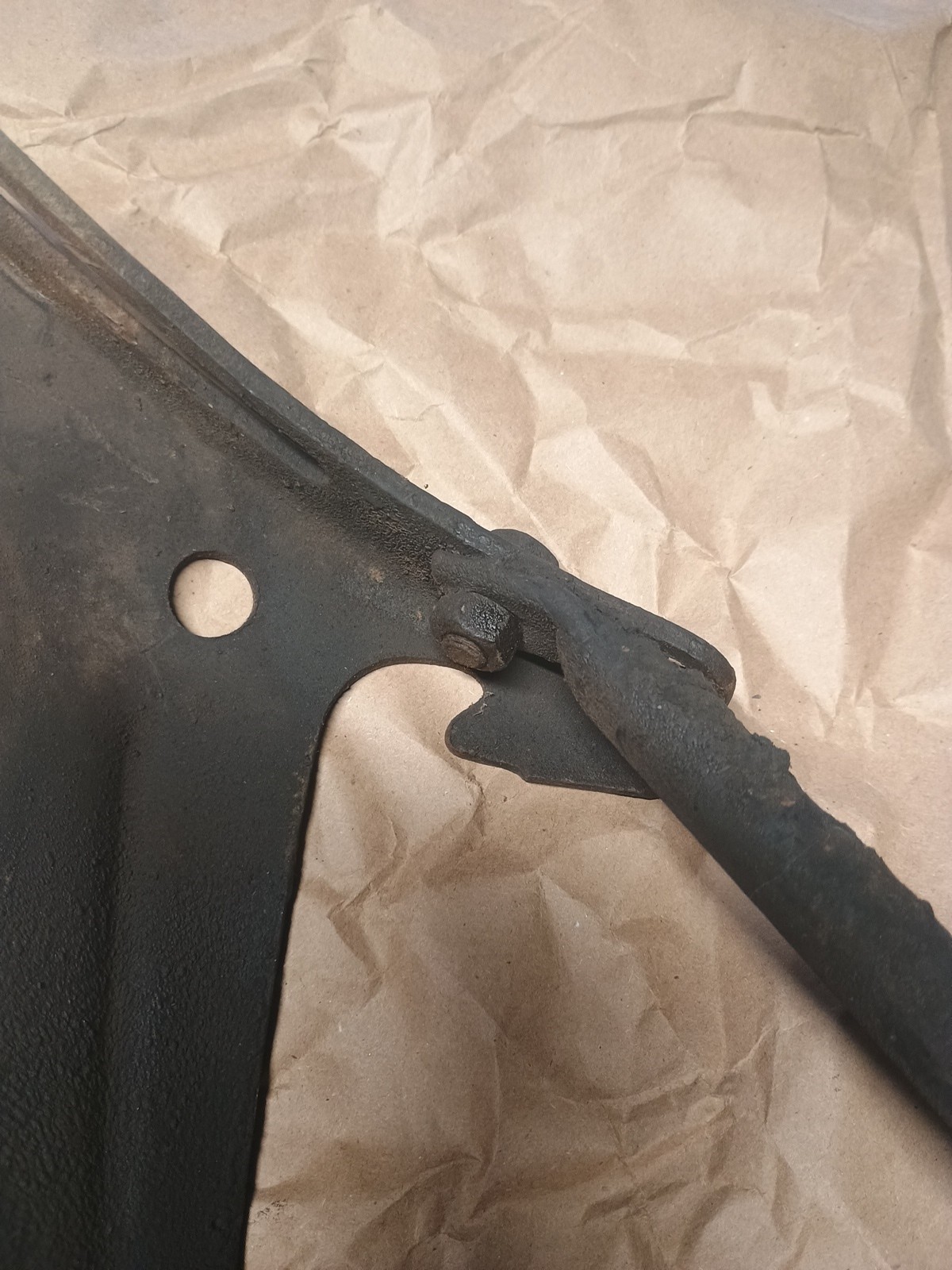 1966-72 Oldsmobile Original Alternator Bracket Set 3 Piece Kit For Non AC Cars