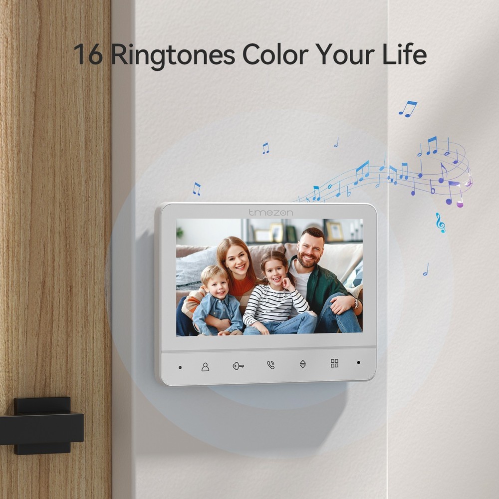 Video Doorbell Intercom Entry System with Night Vision Support Unlock&Intercom