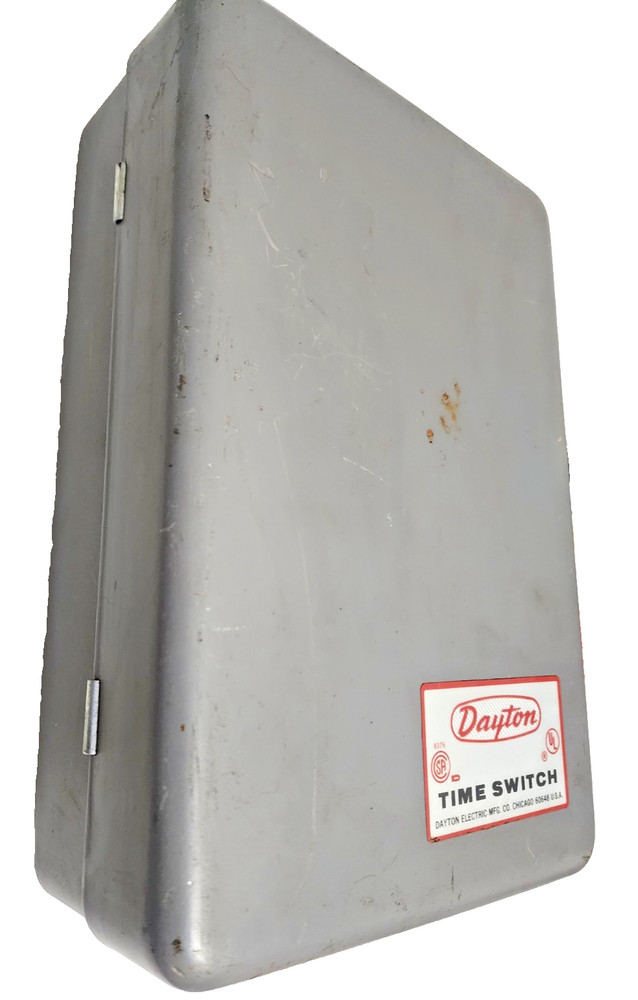 DAYTON Electronic Timer Model 2E214, 7-Day Timer Switch