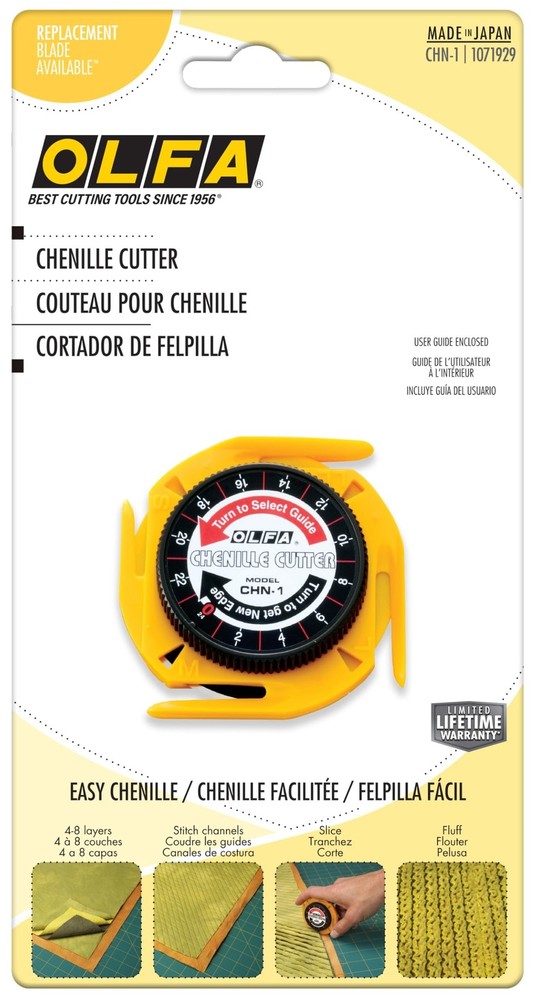 OLFA Chenille Cutter, Yellow (CHN1)