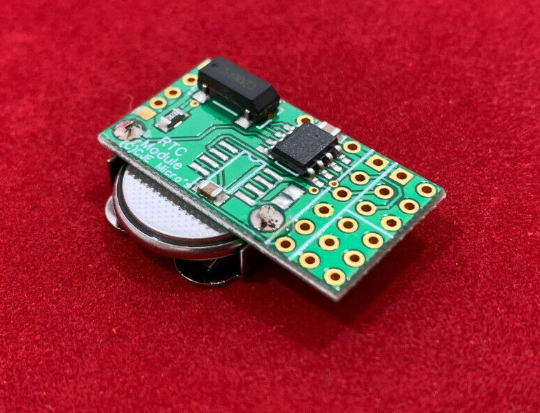 Real Time Clock (RTC) module for Raspberry Pi with no header fitted