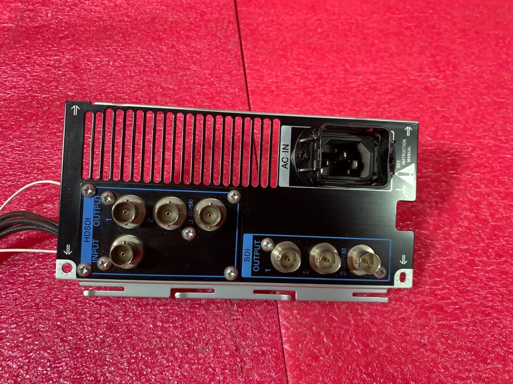 Sony HDW-1800 HDCAM Studio Editing Recorder Rear panel connections socket