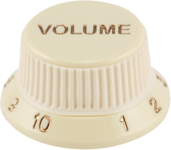 Fender Stratocaster Soft Touch Knob Set, Aged White
