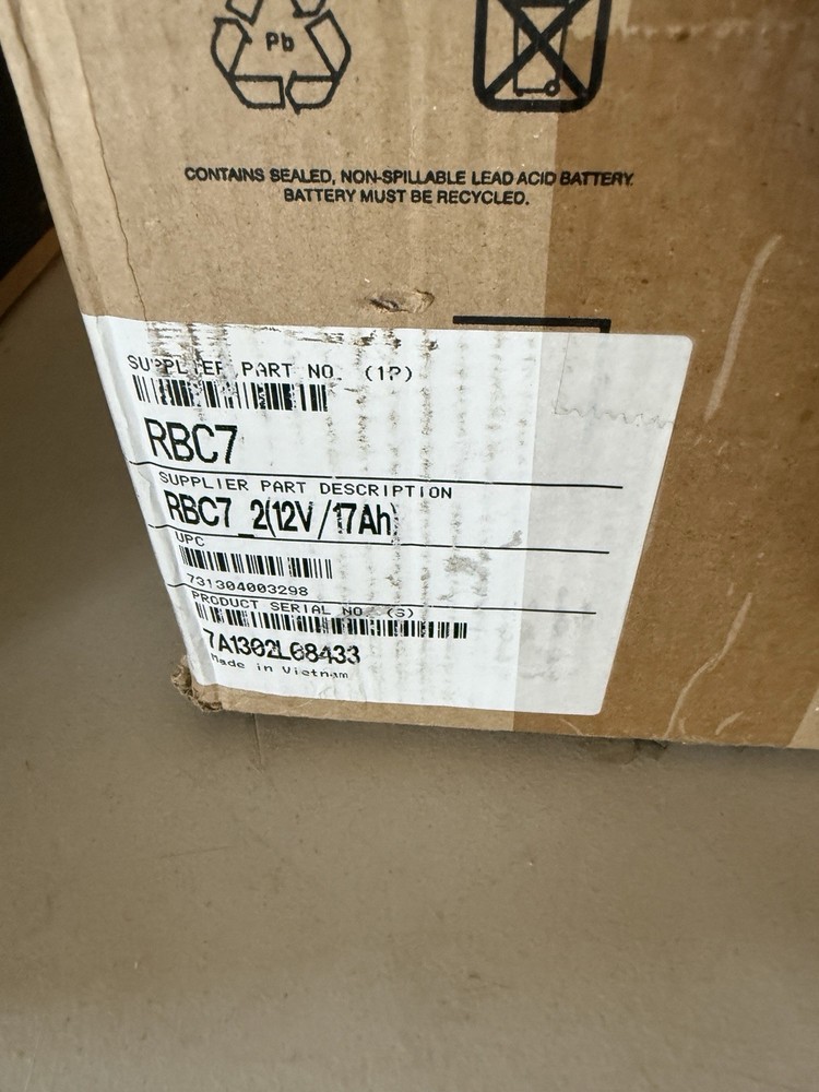 APC Replacement Battery Cartridge RBC7