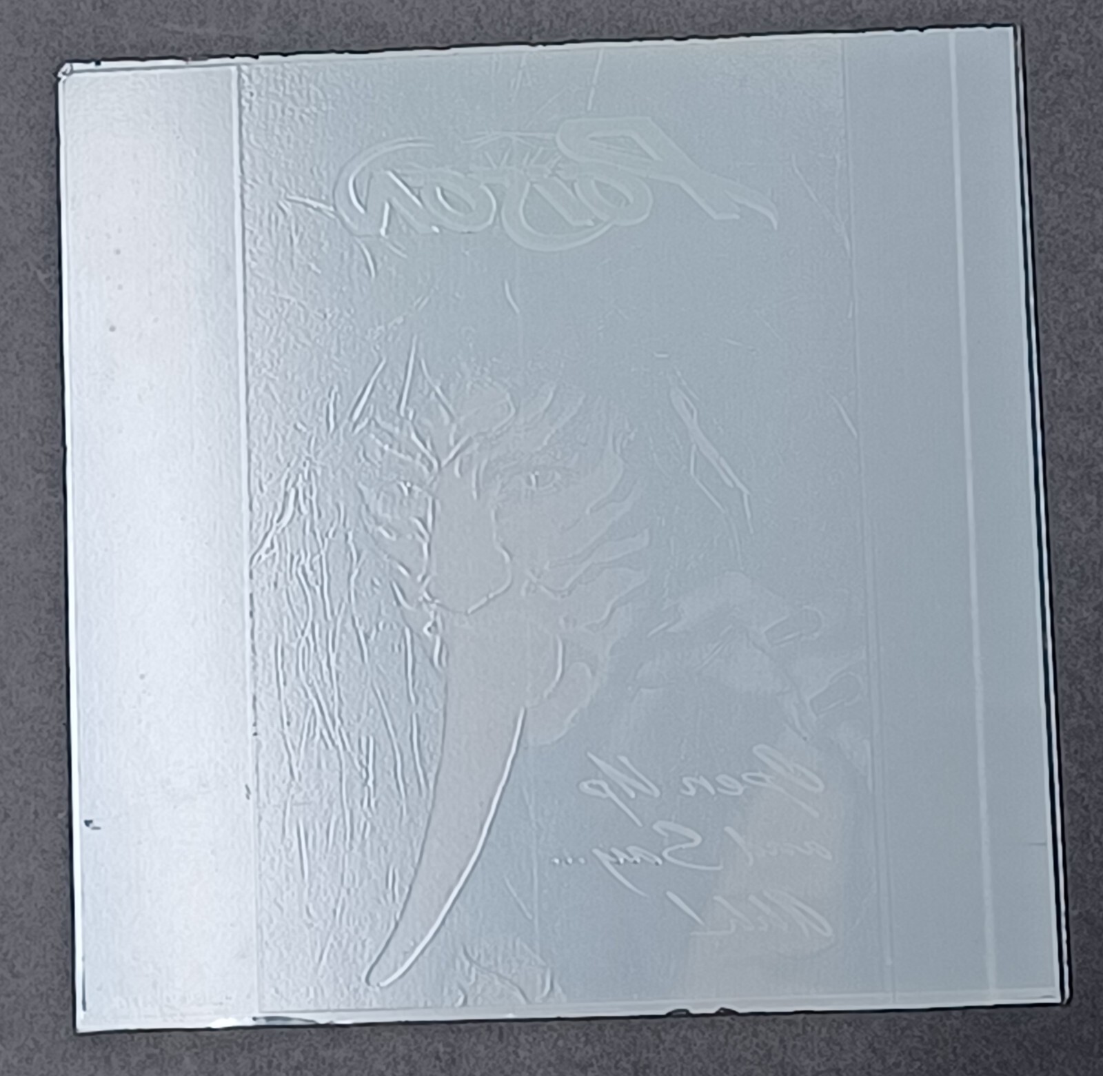 Vintage Poison Open Up And Say Ahh Carnival Mirror Prize Original Album Cover