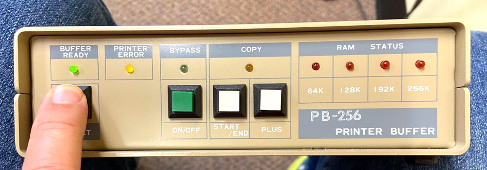 VINTAGE PB-256 PRINTER BUFFER