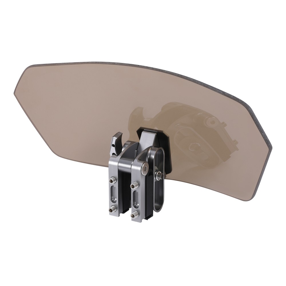 Universal Motorcycle Clip On Windshield Extension Spoiler Wind Screen Deflector