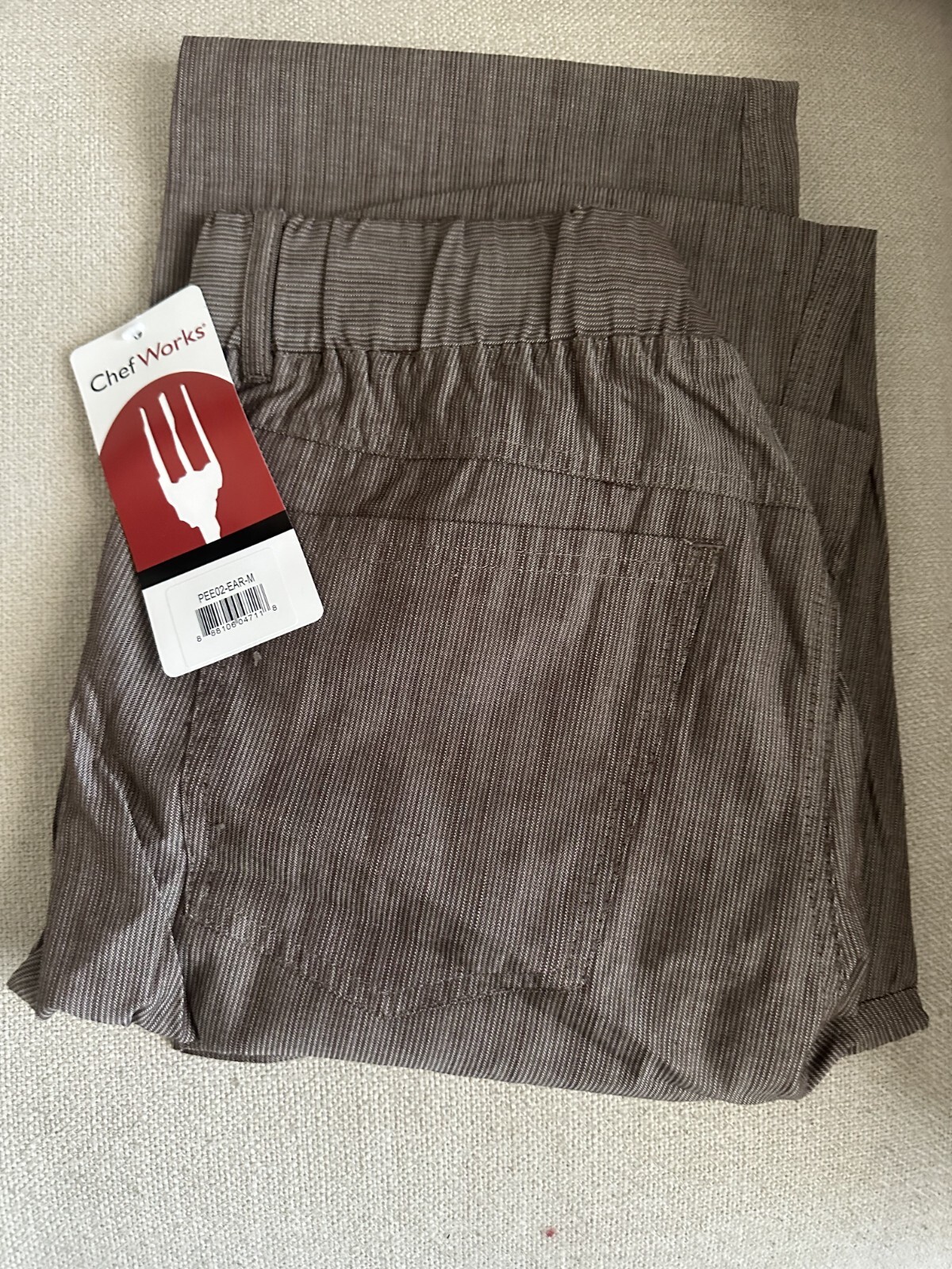 NEW! Genuine! Chef Works Professional EARTH Chef Pants S PEE02-EAR-M