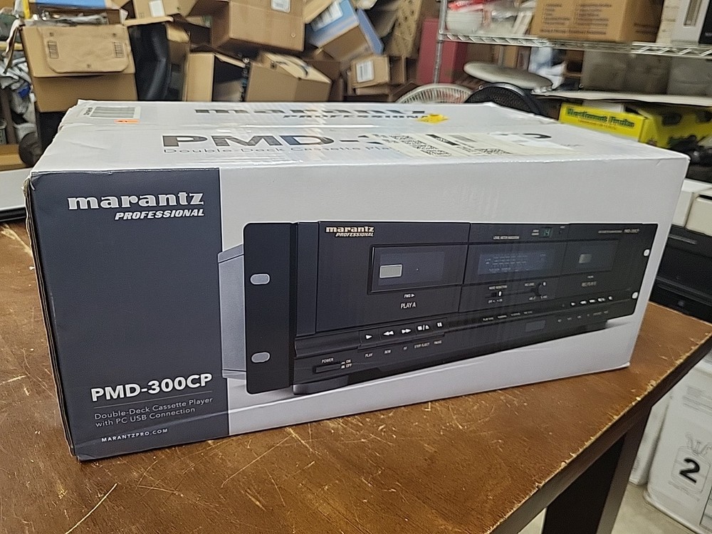 Marantz PMD-300CP Double Deck Cassette Player Dual With PC USB Connection