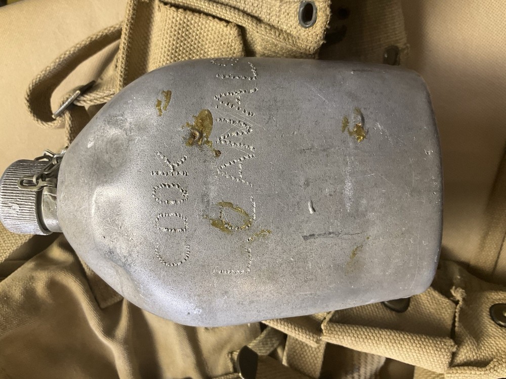 WWI GI Belt With Accessories