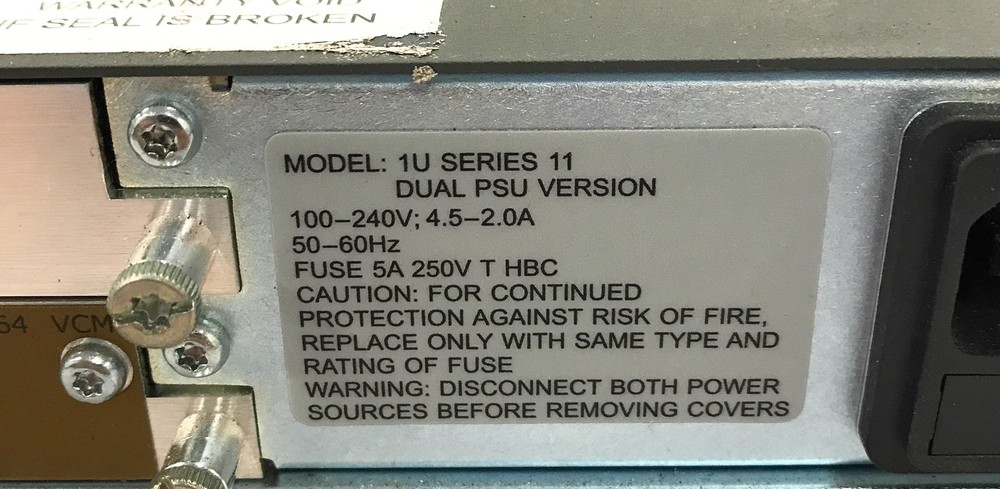 Ericsson 1U Series 11 Dual PSU Video Processor Broadcast Encoder w/ EN8130 SD