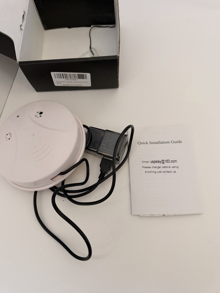 HD USB Camera with Motion Detection, Video, White, Includes Cable & Guide