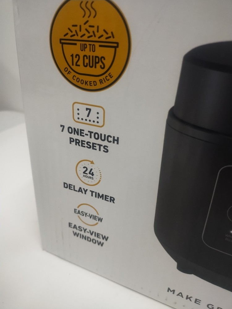 Programmable Rice & Grain Cooker with 7 Preset Functions, Delay Timer New in Box