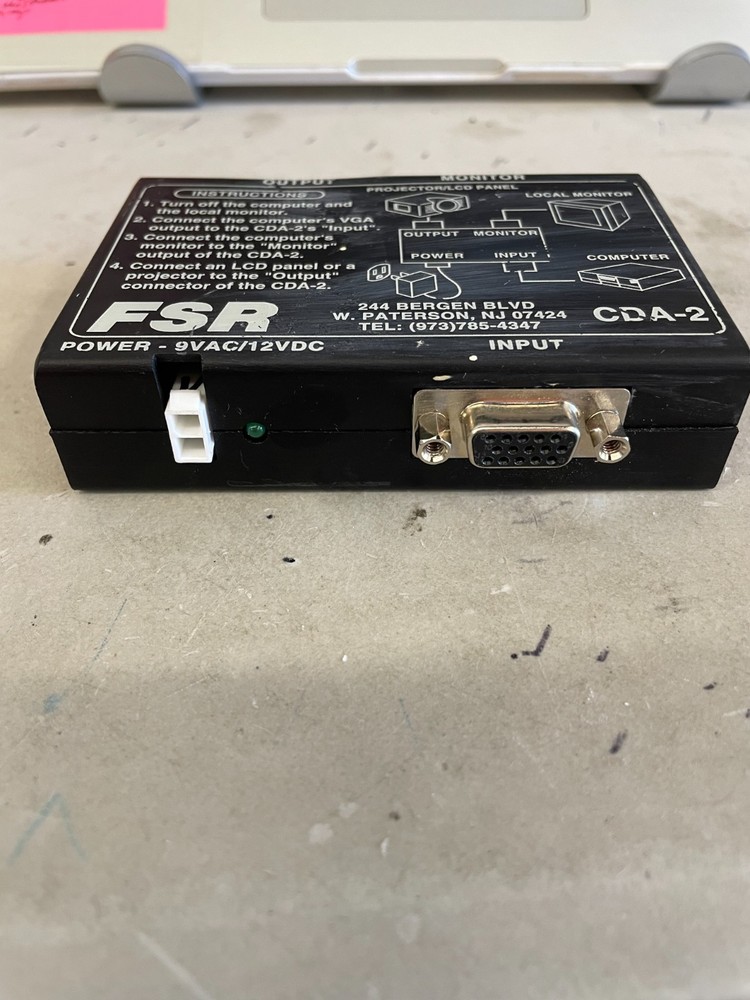 FSR CDA-2 Computer Video Distribution Amplifier, QXGA Supported