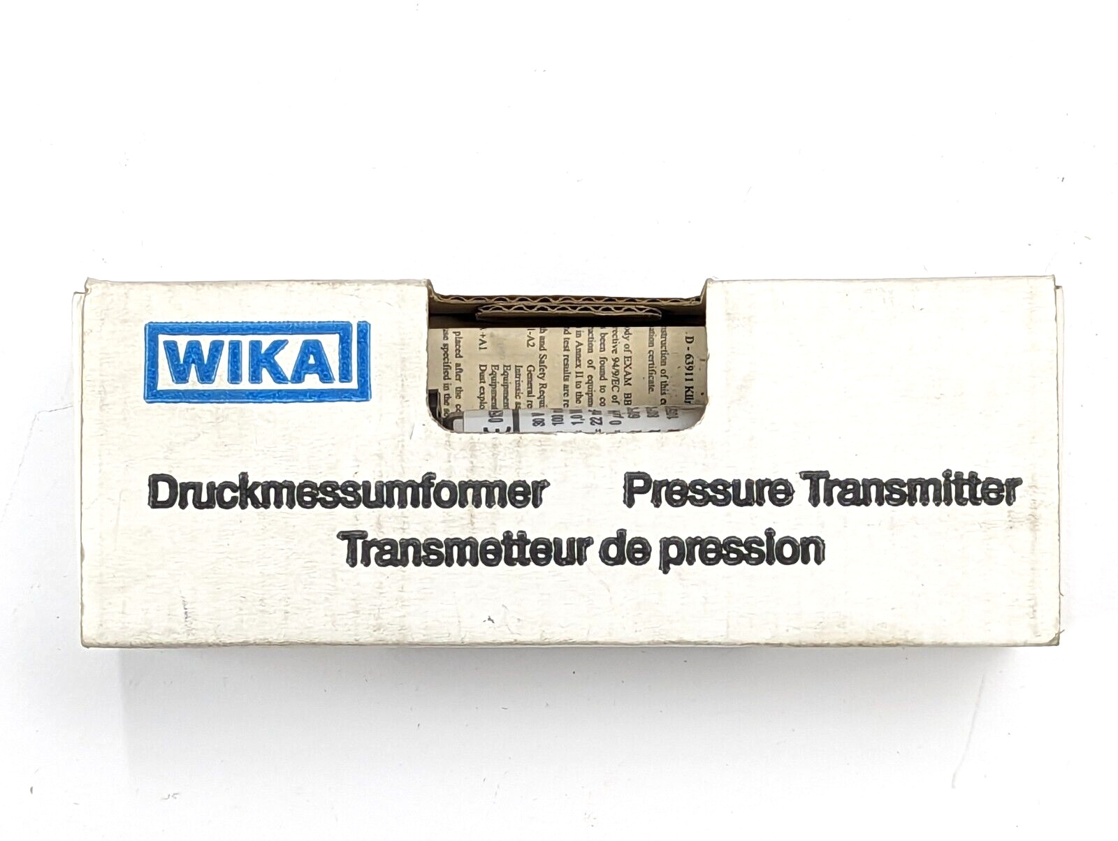 Wika IS-20-S Pressure Transmitter IS-20-S-PBG-NB-AZGAXZUX1-1ZZ *NEW*