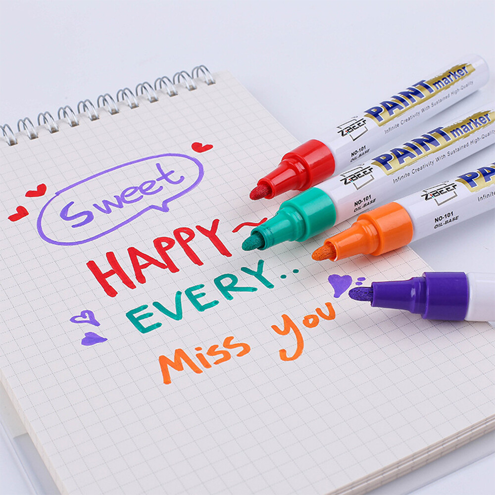 Waterproof Permanent Paint Marker Pen For Car Tyre Tire Tread Rubber Metal Wood