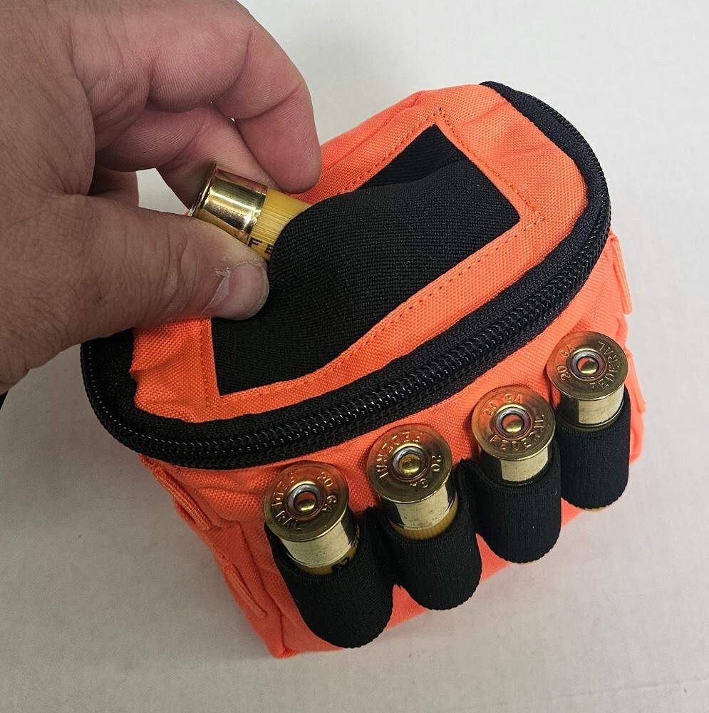 AR500 Orange Shot Shell Pouch with MOLLE