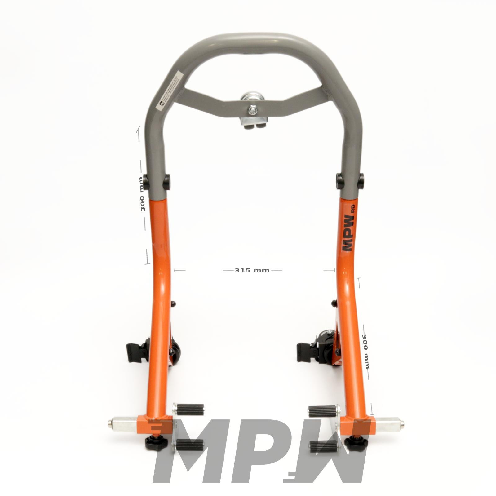 MPW Race Dept Motorcycle Mobile Dolly Front Paddock Stand K Type