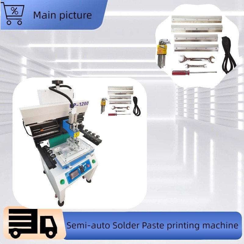 110V Industrial Semi-automatic Solder Paste Printer Tin Paste Printing Machine