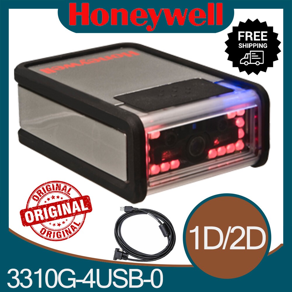 Honeywell Barcode Scanner Reader 1D/2D LED 3310G-4-INT USB Cable Fixed Handsfree