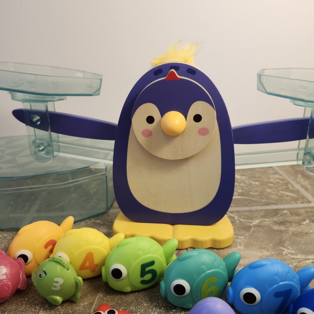 Battat Penguin Math Balance Scale