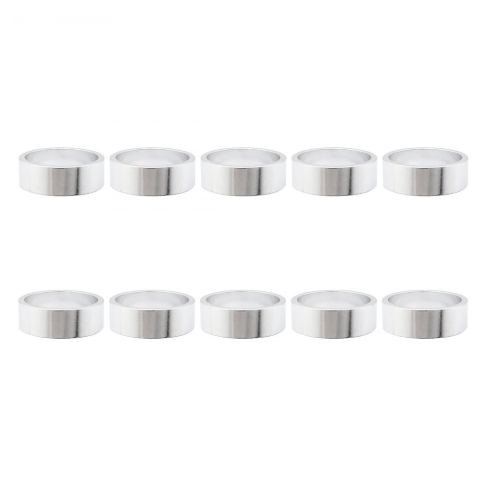 Origin8 Headset Spacers, 10mm x 1", Silver