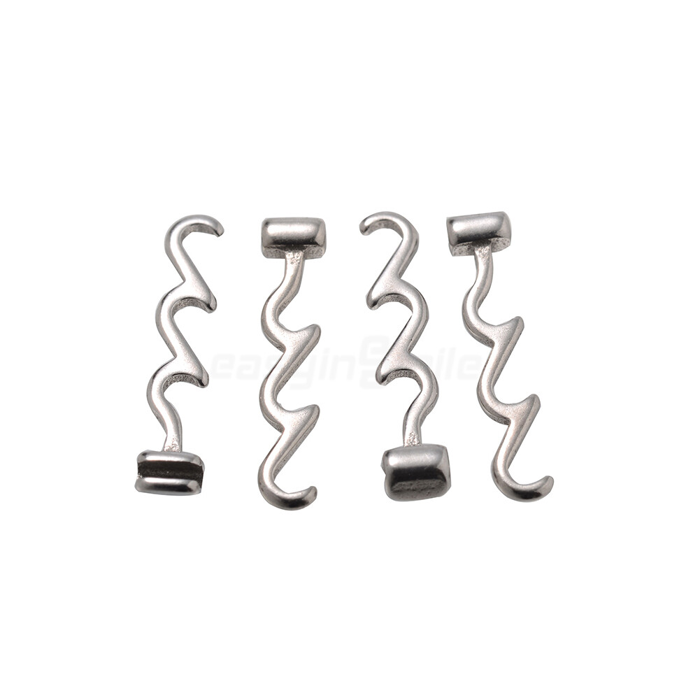 10X Dental Orthodontic Crimpable Hook sliding right/left/long/left for bracket