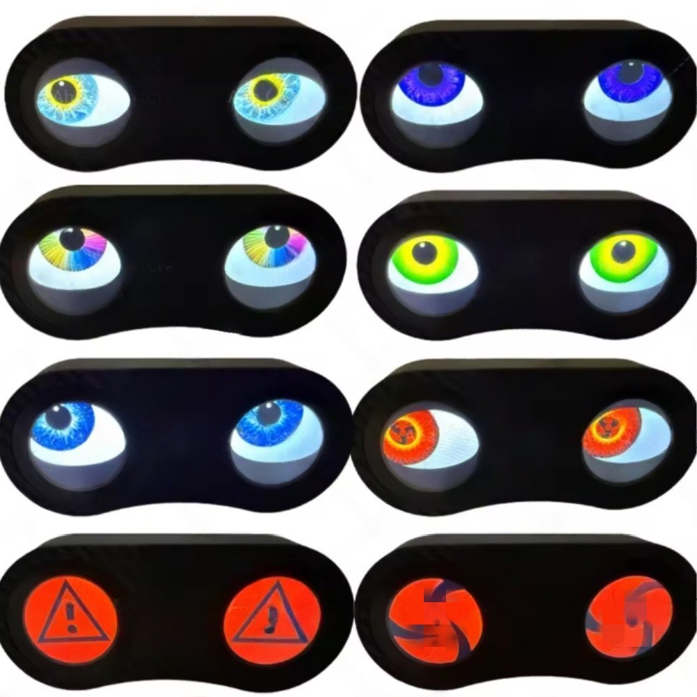 LED Bicycle Bike Devil's Eye Dynamic Lights Tail light USB Recharge Programmable