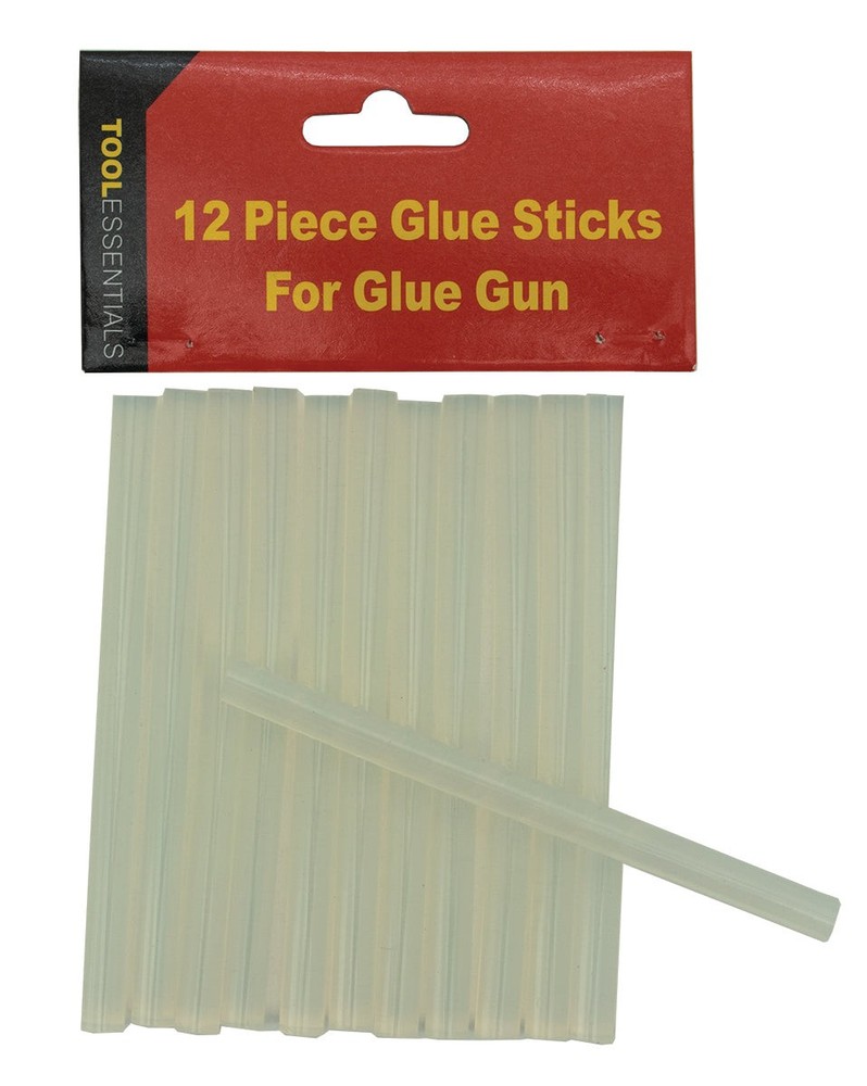 Tool Essentials 12pc Mini Glue Stick for Mini Glue Gun 4" Long