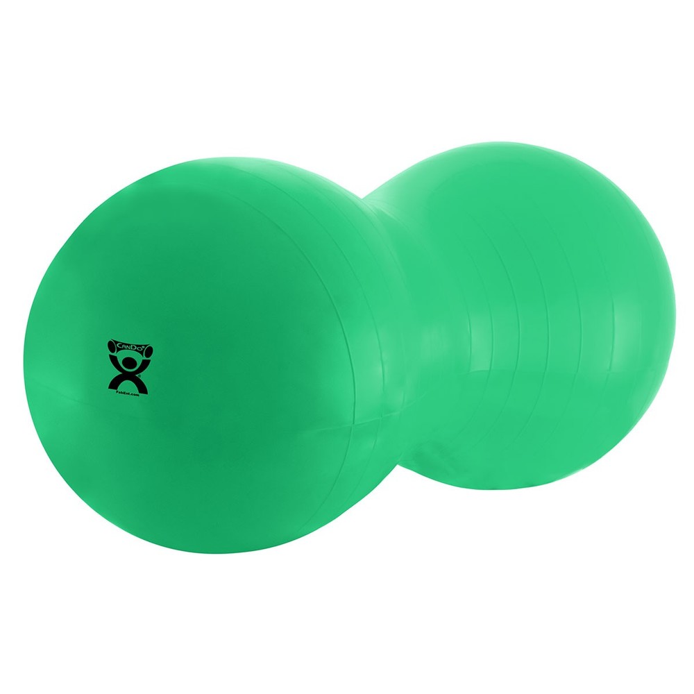 CanDo Inflatable Exercise Saddle Roll - Green - 24" Dia x 43"