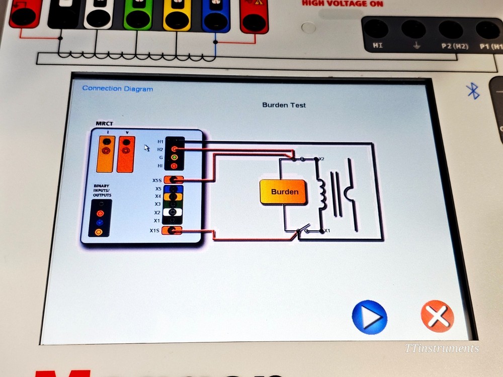 Calibrated Megger MRCT Relay & Current Transformer Test Set with Screen & Access